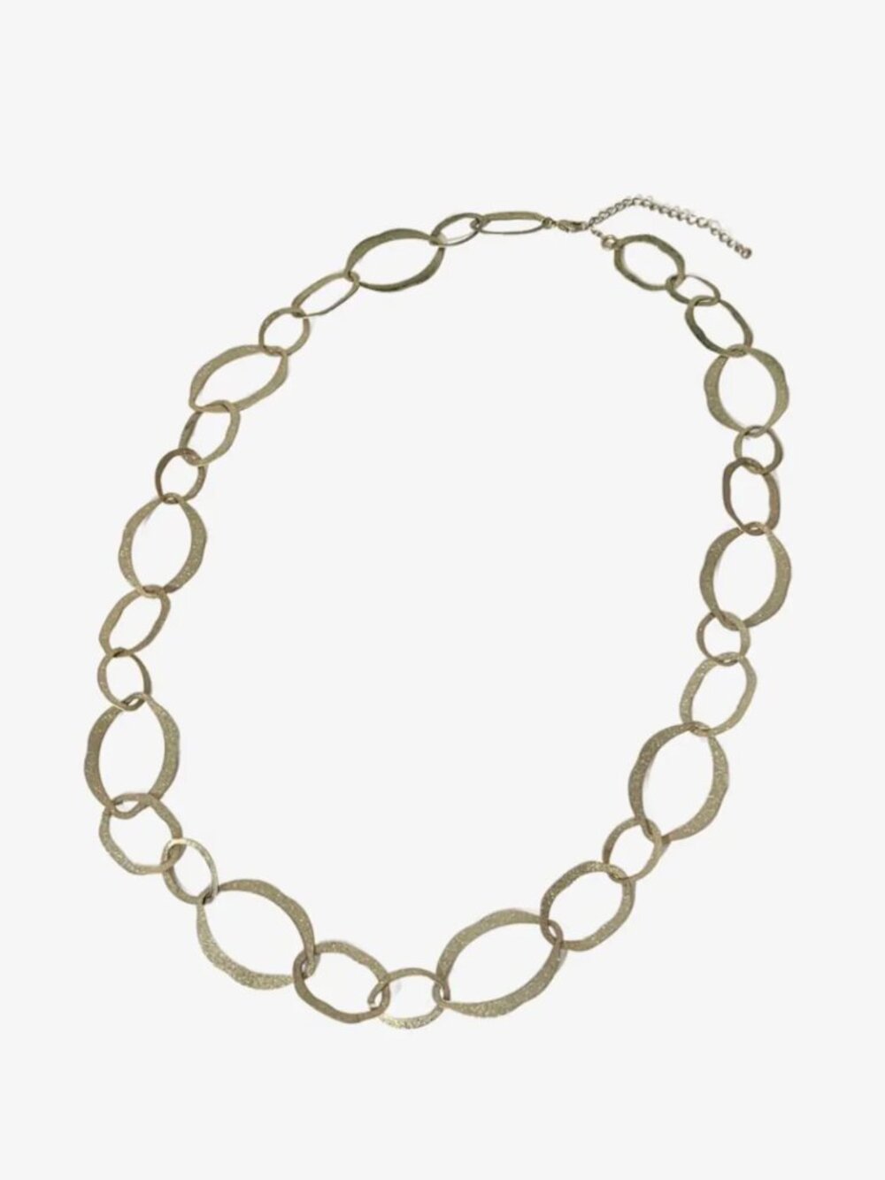 Vintage Long Gold Chain Link Necklace or Belt by Avon / 31 inches